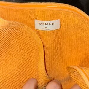 Babaton Orange Crop Top